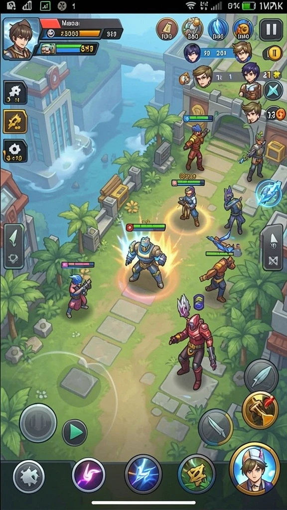 ceri123 - Screenshot menunjukkan karakter utama yang siap bertarung.
