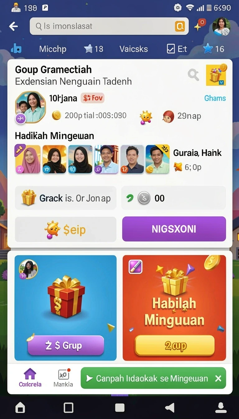 grabwin - Screenshot pemain memulai tantangan baru dalam GRABWIN.