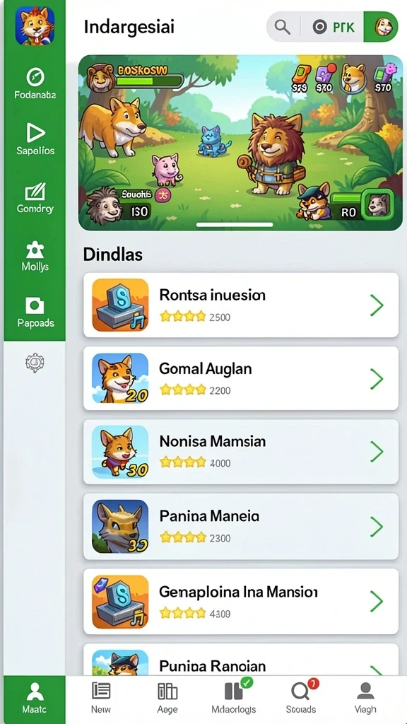 kebuntoto - Tampilan leaderboard yang menunjukkan peringkat pemain.