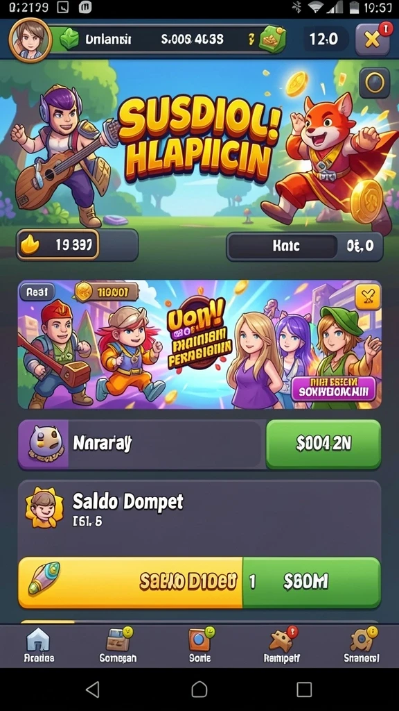 s80 - Tampilan awal permainan yang menarik.